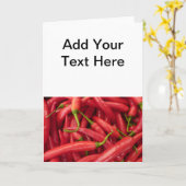 Carte Piments (Fleur jaune)