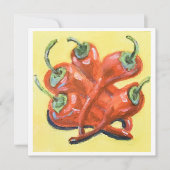 Carte Piments rouges chili (Devant)