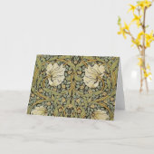 Carte Pimpernel William Morris (Fleur jaune)
