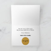 Carte Pin à huile d'or en chute de neige (Intérieur)