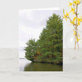 Carte Pin at the Point - Blank Inside Greeting Card (Fleur jaune)