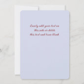 Carte Pin couvert de neige Deux cardinaux Noël (Dos)