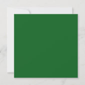 Carte Pin de forêt vert couleur solide (Devant)