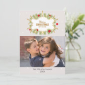 Carte Pin de Noël & Ornements Photo (Debout devant)