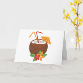 Carte Pina Colada (Fleur jaune)