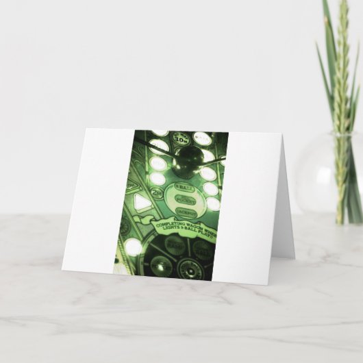 Carte Pinball (Devant)