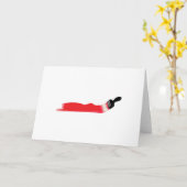 Carte Pinceau (Fleur jaune)