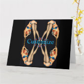 Carte Pinceaux Vintages acrobatiques Thunder_Cove (Fleur jaune)