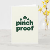 Carte Pinch Proof Shamrock Day Card (Fleur jaune)
