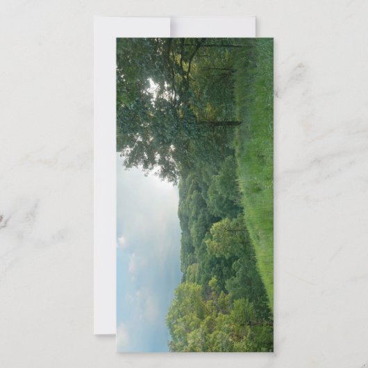 Carte Pine Bend Bluff Surplombant Vallée Bois (Devant)