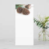 Carte Pine branch and cones (Debout devant)