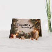 Carte Pine Tree 5 Image Holiday Card (Devant)