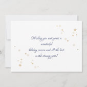 Carte Pine Tree présente des BONNES FÊTES photo (Dos)