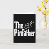 Carte Pinfather Bowling Papa Fête des pères Bowler Daddy (Fleur jaune)