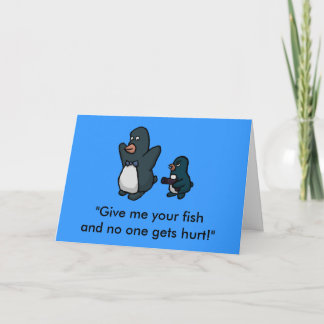 Carte Pingouin !
