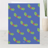 Carte Pingouin de Noël personnalisé (Dos)