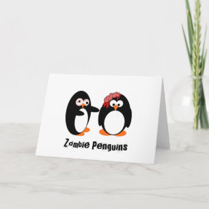 Carte Pingouin de zombi