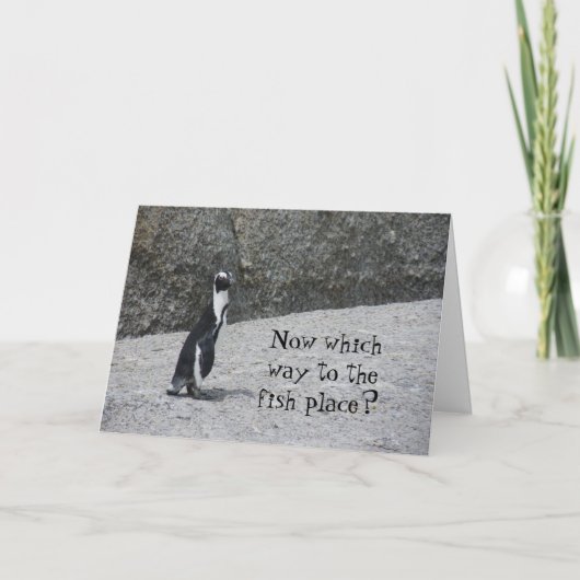 Carte Pingouin perdu (Devant)