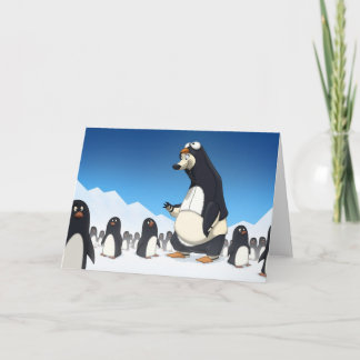 Carte Pingouin Polaire (Vierge à l'intérieur)