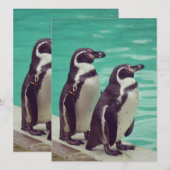Carte Pingouins (Devant / Derrière)