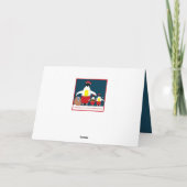 Carte Pingouins de fête, voeux de Noël (Dos)