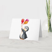 Carte pingouins en Antarctique (Dos)