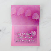 Carte Pink Abstrait Heart Bonne Anniversaire (Intérieur)