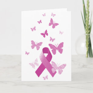 Carte Pink Aware Ribbon