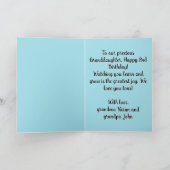 Carte Pink Balloons 'Look Who's TWO! Girl's 2nd Birthday (Intérieur)