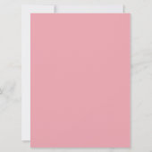 Carte Pink Bear Gold Crown C'est une fille (Dos)