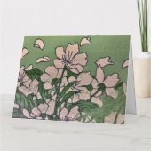 Carte Pink Blossom Green (Dos)