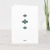 Carte Pink Bugs Flower Motif Photo Anniversaire (Dos)