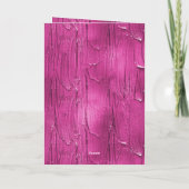 Carte Pink Cake Frosting Anniversaire (Dos)