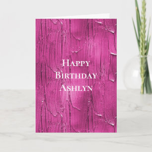 Carte Pink Cake Frosting Anniversaire