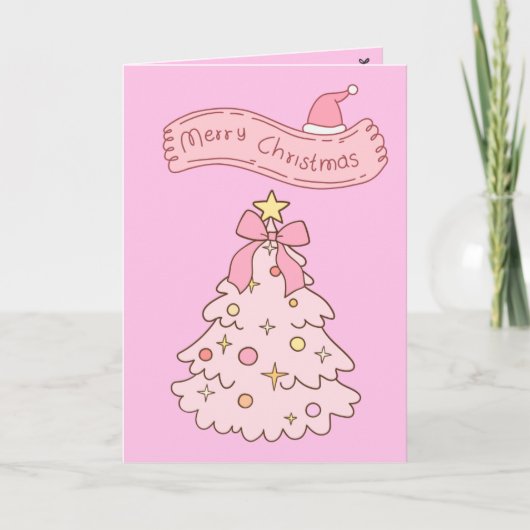 Carte Pink Christmas (Devant)