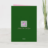 Carte Pink Crystal Christmas Tree (Dos)