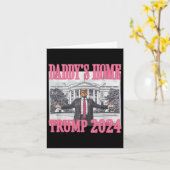 Carte Pink Daddys Accueil Trump 2024 (Fleur jaune)