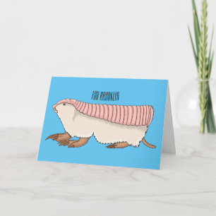 Carte Pink fairy armadillo