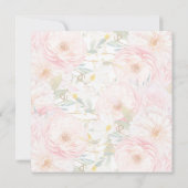 Carte Pink Floral Ajouter photo Fête des Mères (Dos)