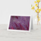 Carte Pink Flower Get Well Bientôt (Fleur jaune)