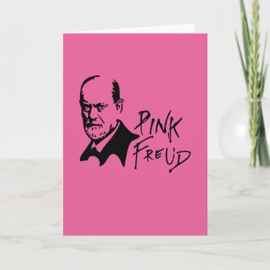 Carte PINK FREUD Psychoanalysis Sound Edition (Devant)