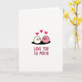 Carte Pink Love You So Mochi Card (Fleur jaune)