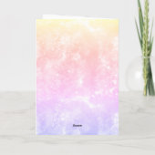 Carte Pink Magic Fairy 9th Birthday Card (Dos)