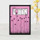 Carte Pink Mother's Day Card (Fleur jaune)