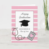 Carte Pink Nursing School Graduation (Devant)