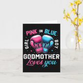 Carte Pink or Blue Godmère Vous Aime Boxe Genre Rev (Fleur jaune)