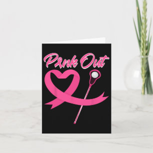Carte Pink Out Cancer Du Sein Coeur De Ruban Rose Avec L