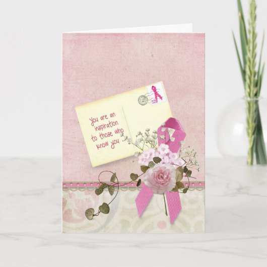 Carte Pink Ribbon Inspiration (Devant)