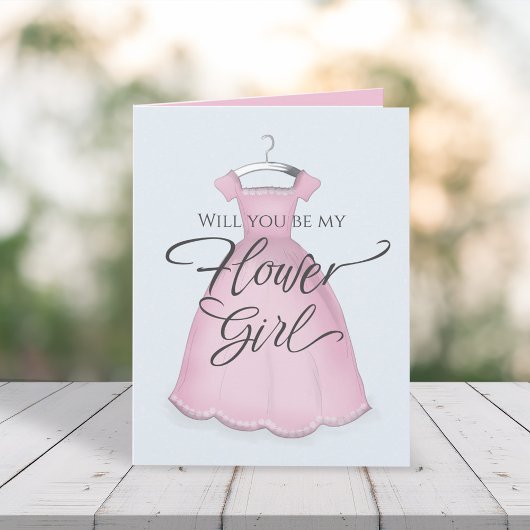 Carte Pink Serez-vous ma proposition de Mariage Flower G