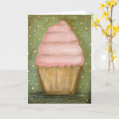 Carte Pink Sparkles (Fleur jaune)